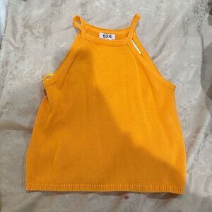 525 America Orange Knit Tank Top